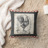 Vintage Chicken Le Poulet クッション (ブランケット)