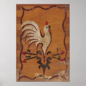 Vintage Chicken Poster ポスター (正面)