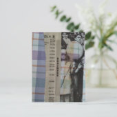 Vintage Children With Balloons Collage ポストカード (スタンド正面)