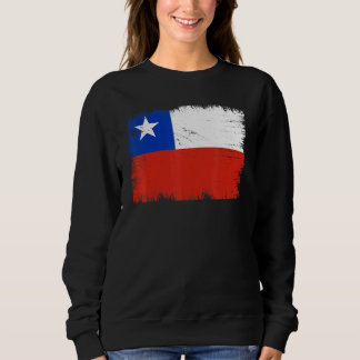 Vintage Chile Flag Chilean Independence Day スウェットシャツ