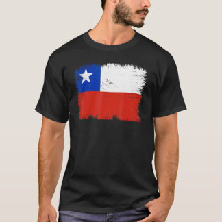 Vintage Chile Flag Chilean Independence Day Tシャツ