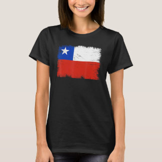 Vintage Chile Flag Chilean Independence Day Tシャツ