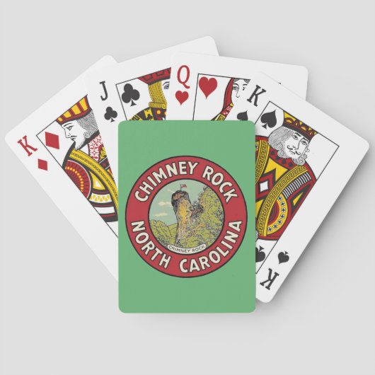 Vintage Chimney Rock NC Playing Cards トランプ (裏面)