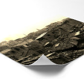 Vintage China Canton city ポスター (角)