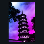 Vintage China Canton the flowery pagoda ポスター<br><div class="desc">Vintage China Canton the flowery pagoda</div>