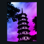Vintage China Canton the flowery pagoda ポスター<br><div class="desc">Vintage China Canton the flowery pagoda</div>