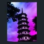 Vintage China Canton the flowery pagoda ポスター<br><div class="desc">Vintage China Canton the flowery pagoda</div>