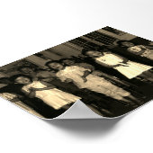 Vintage China Changsha childcare ポスター (角)