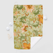 Vintage Chinese Ornament Jones Flowers   ゴルフタオル (インサイチュ)