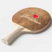 Vintage Chopping Block Vintage Heart Signature 卓球ラケット (正面アングル)