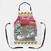 Vintage Christmas  エプロン (正面)