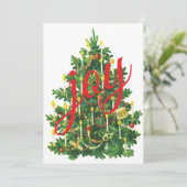 Vintage Christmas シーズンカード (スタンド正面)