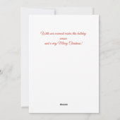 Vintage Christmas シーズンカード (裏面)