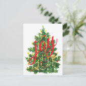 Vintage Christmas シーズンポストカード (スタンド正面)