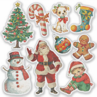 Vintage Christmas シール