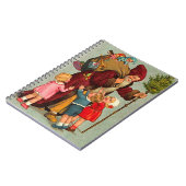 Vintage Christmas ノートブック (左側)