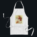 Vintage Christmas ビクトリアン Santa Claus in Chimney スタンダードエプロン<br><div class="desc">ヴィンテージイラストレーションビクトリアンエラメリークリスマスの休日デザインは、クリスマスイブのおもちゃでいっぱいの袋で雪の上の屋根の登山の上にサンタクロースをフィーチャー。屋根の上に聖ニコライすてきルと非常に寒い冬の夕べ。</div>