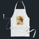 Vintage Christmas ビクトリアン Santa Claus in Chimney スタンダードエプロン<br><div class="desc">ヴィンテージイラストレーションビクトリアンエラメリークリスマスの休日デザインは、クリスマスイブのおもちゃでいっぱいの袋で雪の上の屋根の登山の上にサンタクロースをフィーチャー。屋根の上に聖ニコライすてきルと非常に寒い冬の夕べ。</div>