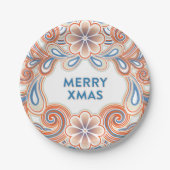 Vintage Christmas ペーパープレート (正面)
