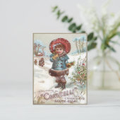 Vintage Christmas ポストカード (スタンド正面)