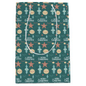 Vintage Christmas ミディアムペーパーバッグ (正面)