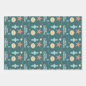 Vintage Christmas ラッピングペーパーシート (正面2)