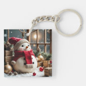 Vintage Christmas - Acrylic Keychain キーホルダー (裏面)