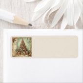 Vintage Christmas Address Labels ラベル (インサイチュ)