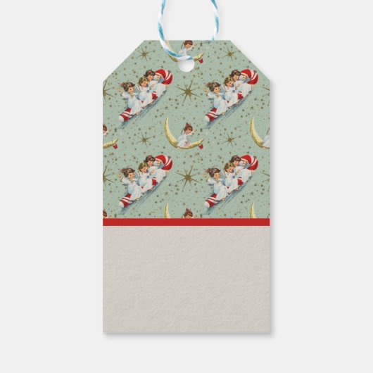 Vintage Christmas Angels  ギフトタグ (裏面)