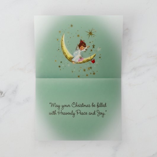 Vintage Christmas Angels   シーズンカード (内部)