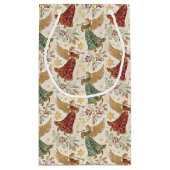 Vintage Christmas Angels スモールペーパーバッグ (裏面)