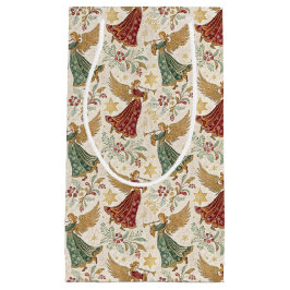 Vintage Christmas Angels スモールペーパーバッグ