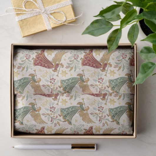 Vintage Christmas Angels 薄葉紙 (ギフト)