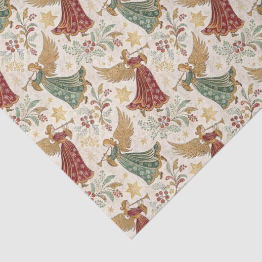 Vintage Christmas Angels 薄葉紙 (詳細)