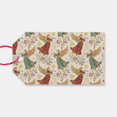 Vintage Christmas Angels Custom ギフトタグ (裏面横)