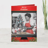 Vintage christmas Baking シーズンカード (正面)