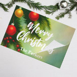 Vintage Christmas Balls On Pine Branches Placemat ペーパーパッド<br><div class="desc">Personalized Christmas paper placemat  design featuring Christmas balls on pine branches in vintage impressionist style. The text is fully customizable. To change it use the Personalize option. For more changes,  such as changes to the font,  font color or text layout,  use the Edit design tool option.</div>