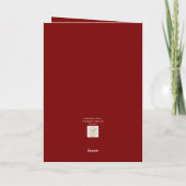 Vintage Christmas Blessing – Love Is Born シーズンカード (裏面)