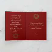 Vintage Christmas Blessing – Love Is Born シーズンカード (内部)