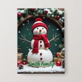 Vintage Christmas - Button 缶バッジ (正面)