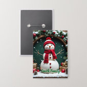 Vintage Christmas - Button 缶バッジ (正面/裏面)