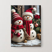 Vintage Christmas - Button 缶バッジ (正面)