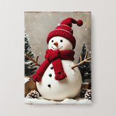 Vintage Christmas - Button 缶バッジ (正面)