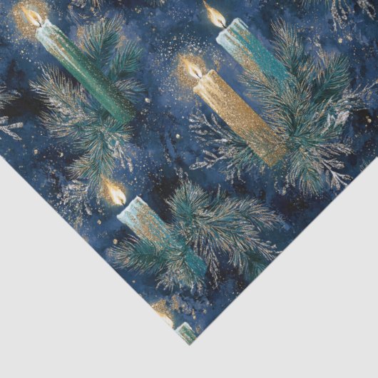 Vintage Christmas Candlelight Glow 薄葉紙 (詳細)