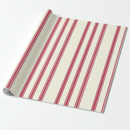Vintage Christmas Candy Cane Wrapping Paper ラッピングペーパー