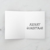 Vintage christmas card カード (内部)