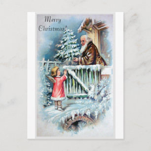 Vintage Christmas Card シーズンポストカード