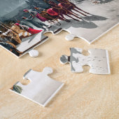 Vintage Christmas card ジグソーパズル (側面)