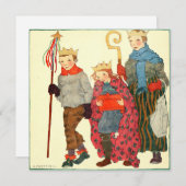 Vintage Christmas Card | Christmas 3 kings シーズンカード (正面/裏面)