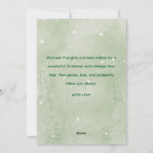 🌲Vintage Christmas Card – Santa on Bicycle シーズンカード (裏面)